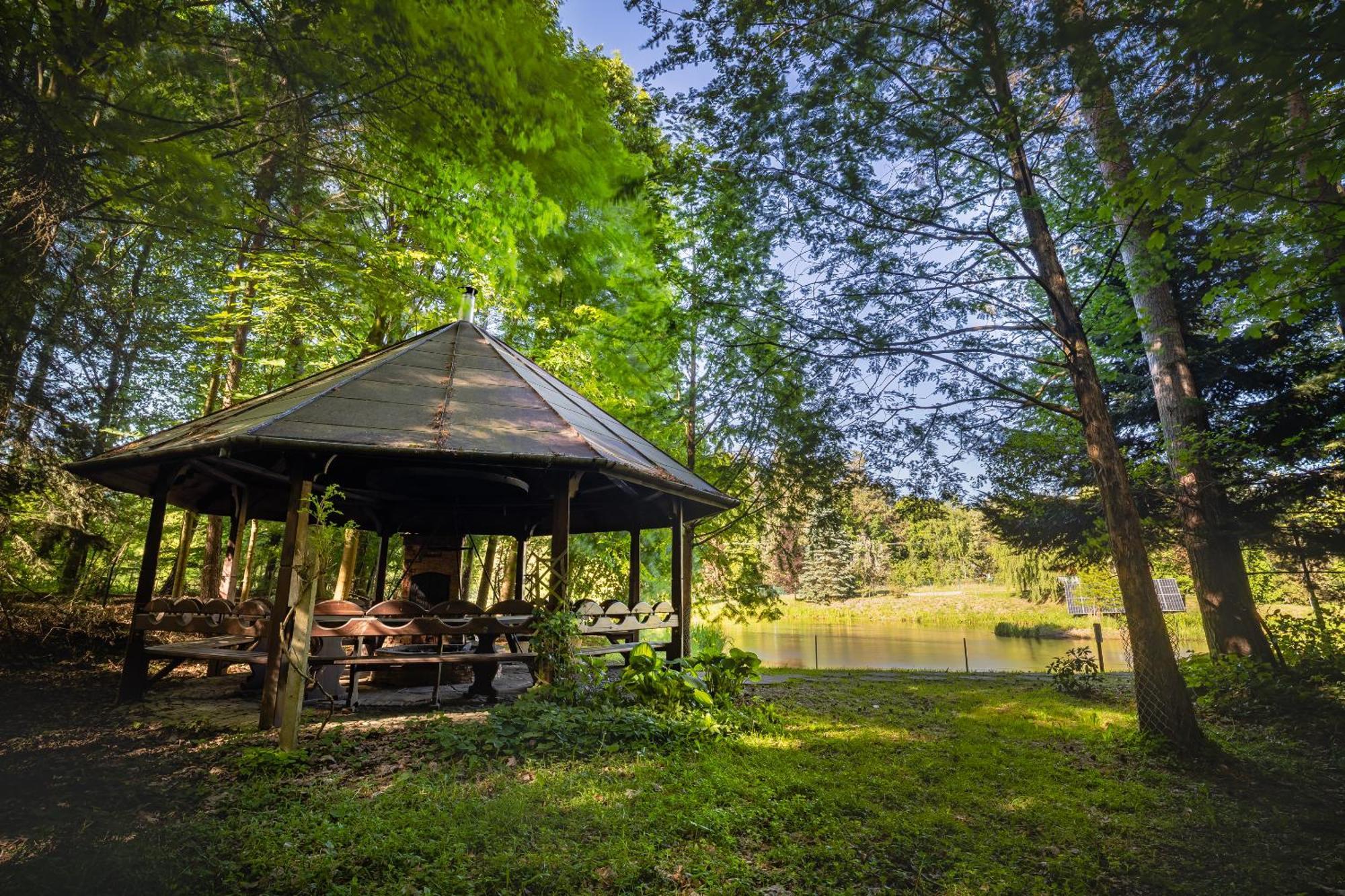 Dom Nad Stawem Villa Rakszawa Buitenkant foto